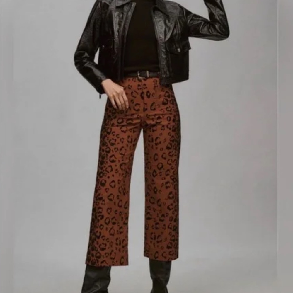Maeve Collette Leopard Print Pants